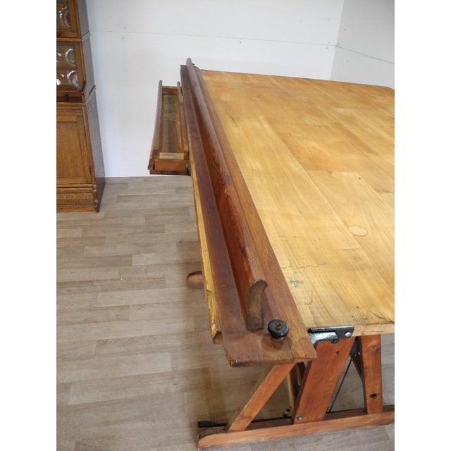 Antique Bauhaus Architect's Drawing Board from Wichmann Berlin, 1920s For Sale - Image 18 of 18