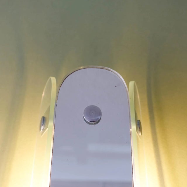 Vintage Italian Glass & Mirror Sconces in Style of Veca, 1970s, Set of 2 For Sale - Image 9 of 12