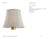 Visual Comfort Signature 6" Natural Linen Bell Empire Shade Designer: Visual Comfort Signature Height: 4.75" Base: Shade...