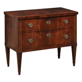 Italian Chest W/ Bookmatch Veneers, 1960's For Sale