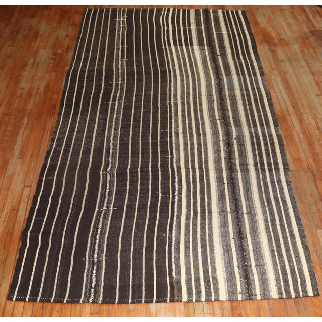 Large Gallery Size Turkish Kilim Flatweave For Sale - Image 17 of 18