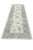 Turkish Oushak Runner Soft Blue & Ivory Handwoven Wool Rug 2'11" X 9'2" For Sale - Image 4 of 9