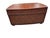 1990s Thomasville Leather Wrapped Rattan Coffee Table Trunk East Indies W/ Storage For Sale - Image 12 of 14