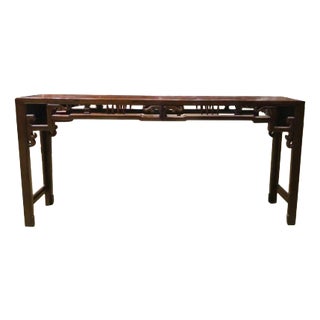 Elmwood Console, China, Late 19th Century For Sale