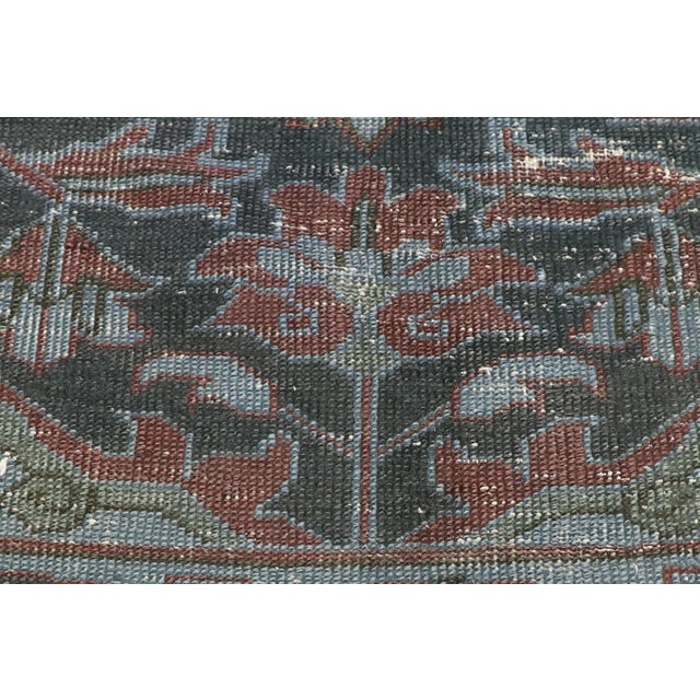 Textile Antique Turkish Heriz Rug, 09'11 X 12'10 For Sale - Image 7 of 12