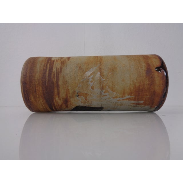 Brown Danish Stoneware Vase by Conny Walther, 1960s For Sale - Image 8 of 16