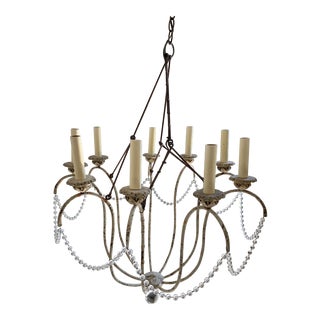Niermann Weeks Italian Nine Arm Chandelier For Sale