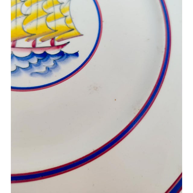1940s Vintage Ceramic Plates by Gio Ponti for Richard Ginori, 1940s, Set of 2 For Sale - Image 5 of 10