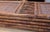 Vintage 6-Panel Bamboo Rattan Folding Room Divider Screen Arched Fan Top 1970's For Sale - Image 9 of 10