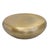 Modern Pasargad Home Helios Drumm Shape Coffee Table, Brass For Sale - Image 3 of 9