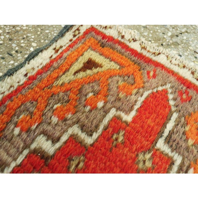 Galerie Shabab Collection Mid-20th Century Turkish Anatolian Throw Rug For Sale - Image 4 of 5