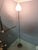 Leaf Floor Lamp in Transparent and White Murano Glass from La Murrina, 1980s, in Very Good conditions. Designed 1980 to...