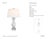Chapman & Myers by Visual Comfort Signature Balustrade Table Lamp in Crystal with Linen Shade Designer: Chapman & Myers...