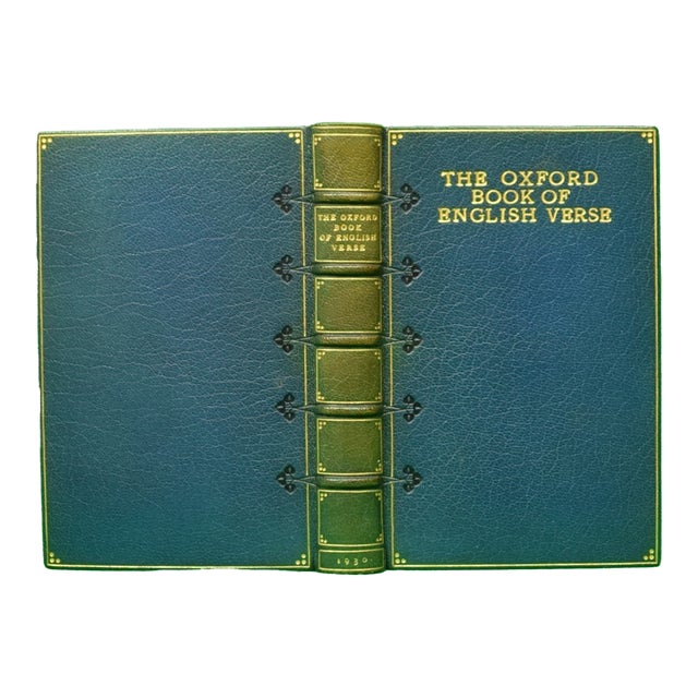 "The Oxford Book of English Verse 1250-1900" 1930 Quiller-Couch, Arthur For Sale