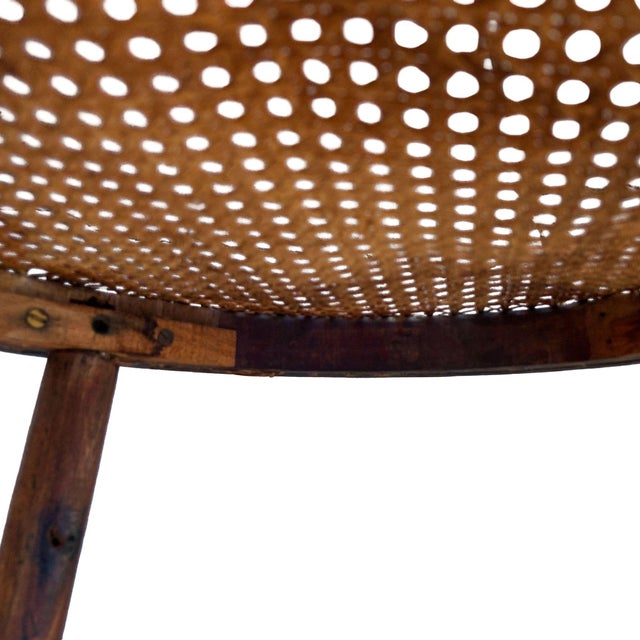 Wood Early 20th Century Vienna Secession Bent Oak & Cane Armchair No 18 Attributed to Jacob & Josef Kohn for Thonet For Sale - Image 7 of 8