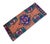Front of Bath Sink Rug Hand Made Kitchen Mat Colorful Mini Rug 1'6" X 3'4" For Sale - Image 4 of 14