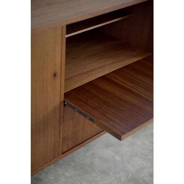Brown Mid-Century Scandinavian Modern Teak Sideboard with Drawers, 1960s For Sale - Image 8 of 18