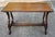 Wood Vintage Spanish Revival Console Trestle Table For Sale - Image 7 of 10