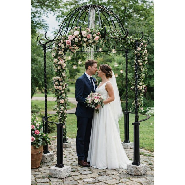 Sculptural Hand-Forged Wrought Iron Gazebo Pavilion, 1990s For Sale - Image 10 of 10