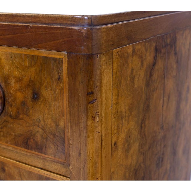 Art Deco Burr Walnut Chest of Drawers, 1920s For Sale - Image 15 of 18
