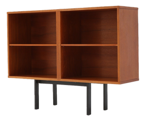 Mid‑Century Belgian Teak Bookcase, 1960s
