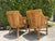 Late 20th Century Vintage Henry Link Saint Andrews Scroll Arm Rattan Club Chairs - A Pair For Sale - Image 5 of 12