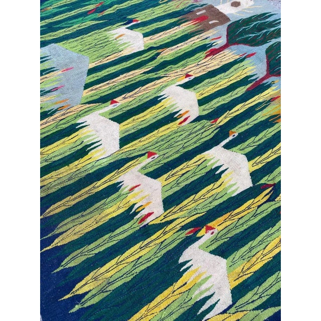 Vintage Egyptian Wissa Wassef Woven Tapestry For Sale - Image 15 of 17