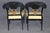 1960s Set 4 Regency Style Ebonized& Gold 1960's Armchairs For Sale - Image 5 of 13