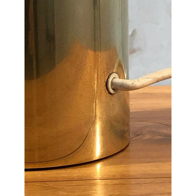 Metal Large Bronze Bronze Lamp For Sale - Image 7 of 9