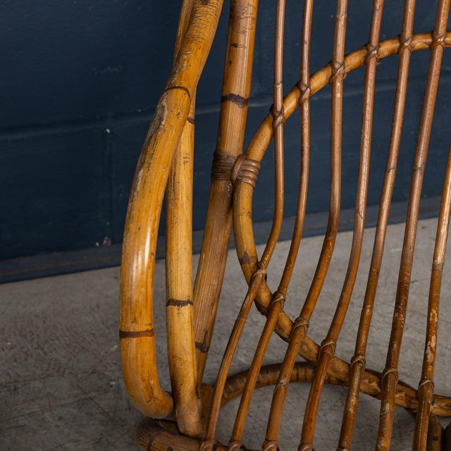 Set of Vintage Italian Wicker Armchairs by Tito Agnoli, 1960 For Sale - Image 4 of 18