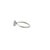 Vintage Style Floral Diamond Engagement Ring 14k White Gold 0.71ctw Aig Certified, Size 6 For Sale - Image 4 of 5