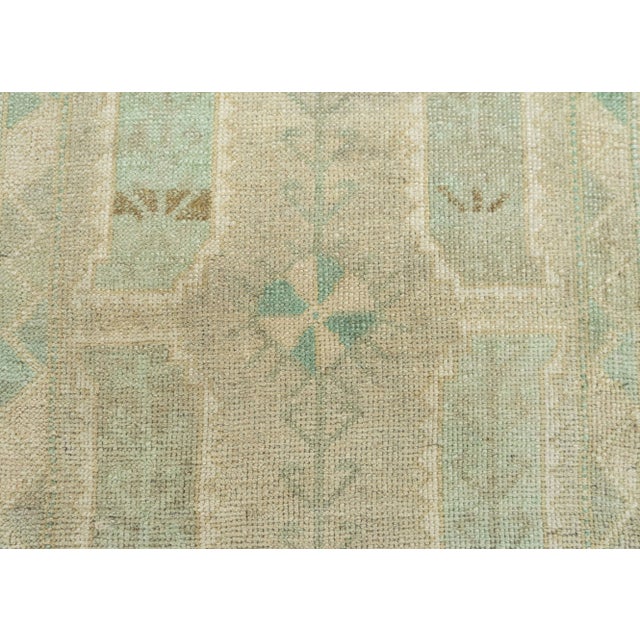 Turkish Mini Rug Oriental Hand Knotted Vintage Rug 1'9" x 3'11" #21013 For Sale - Image 4 of 8