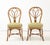 McGuire San Francisco Rattan With Rawhide Dining Chairs Set of 8 For Sale - Image 11 of 18