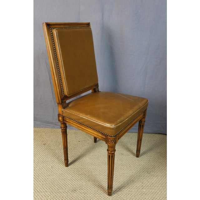 Louis XVI Style Chairs, 1950s, Set of 6 For Sale - Image 12 of 13