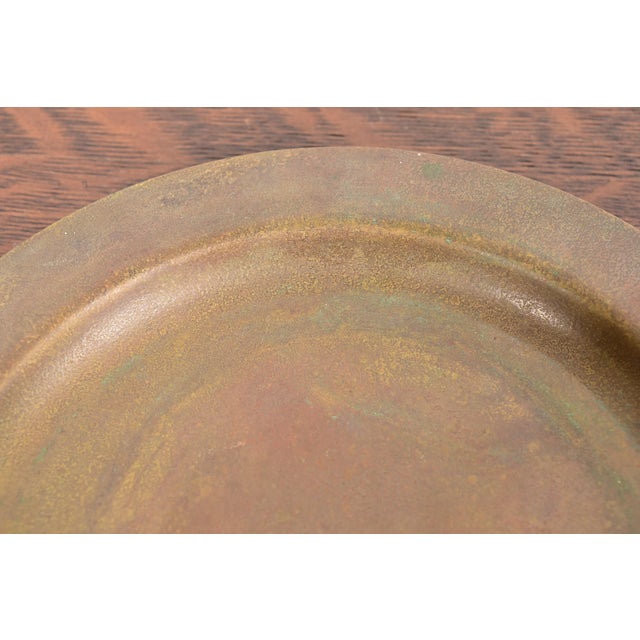 Tiffany Studios New York Bronze Charger Plate or Tray For Sale In South Bend - Image 6 of 11