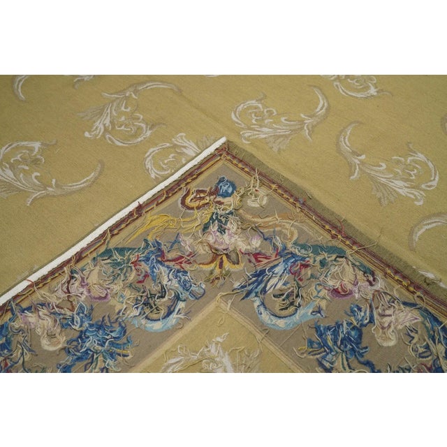 Textile Aubusson Rug 7'8'' X 9'10'' For Sale - Image 7 of 7