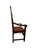 1950s Vintage Italian Throne Chair For Sale - Image 4 of 14