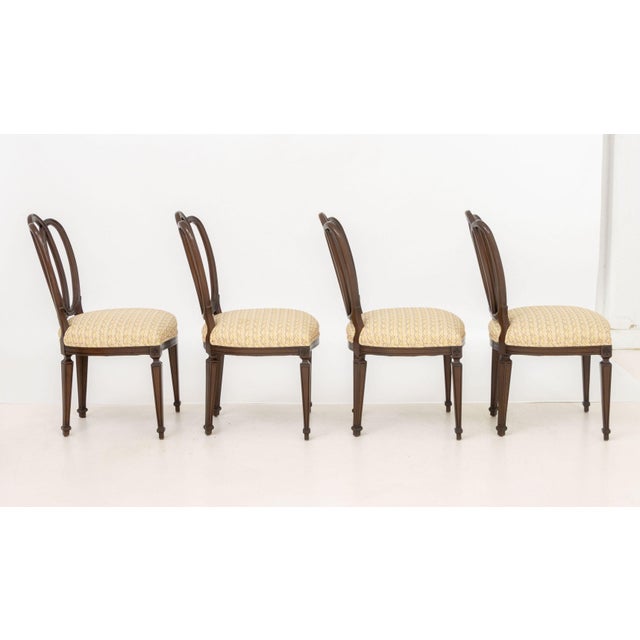 Hepplewhite Style Mahogany Dining Chairs, 12 For Sale - Image 12 of 13