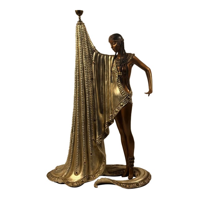 Erte (1892-1990)the Slave 1988 Artist Proof 19/37 Art Deco Egyptian Revival W/Coa For Sale