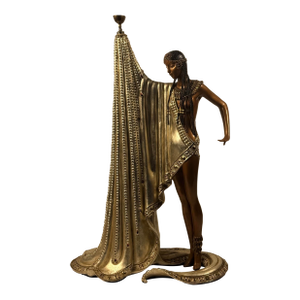 Erte (1892-1990)the Slave 1988 Artist Proof 19/37 Art Deco Egyptian Revival W/Coa