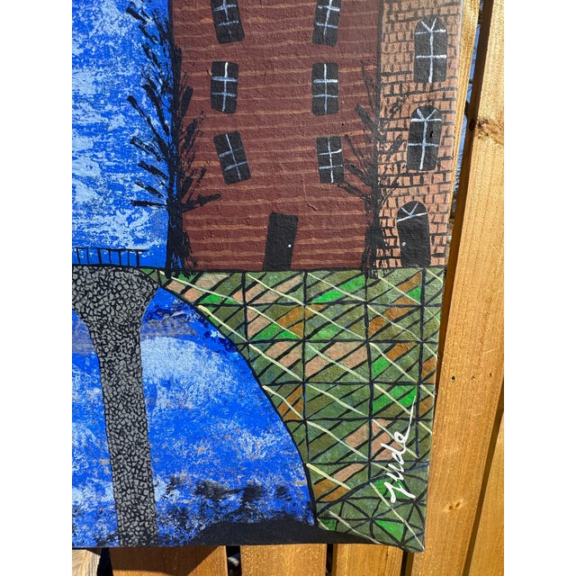 Expressionism Jude Kirby Original Acrylic/Mixed Media on Canvas For Sale - Image 3 of 7