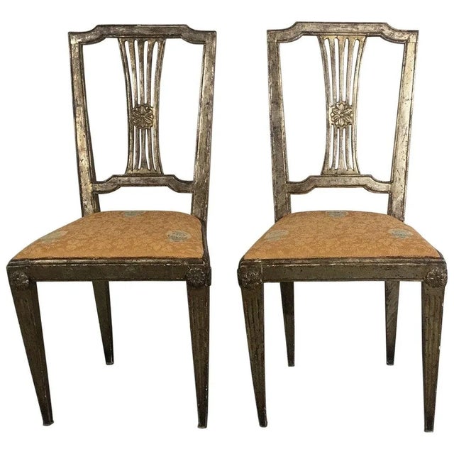 19th Century Italian Accent Chairs Set of 2 Chairish