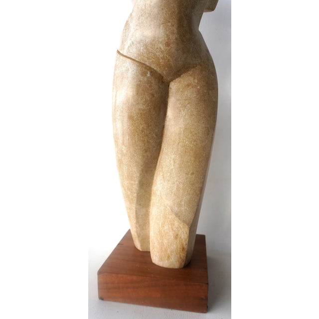Modern 1950s Lilly M. Tussey (Bulgarian/American d.2005) - Dancer. - Modernistic Sculpture For Sale - Image 3 of 6