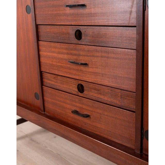 Vintage Sideboard in Teak from Barovero, 1960s For Sale - Image 4 of 11