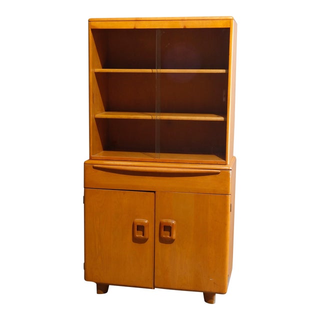 Mid Century Modern Heywood Wakefield Isabel Breakfront Cabinet 20th Century Chairish