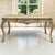 Carved from solid oak in the celebrated Liégeoise manner, the shaped top features a molded edge and gently incurved...