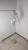 Torcion Model Floor Lamp in White, Chrome, White Glass and Marble Base from Stilnovo, 1950s, in Very Good conditions....