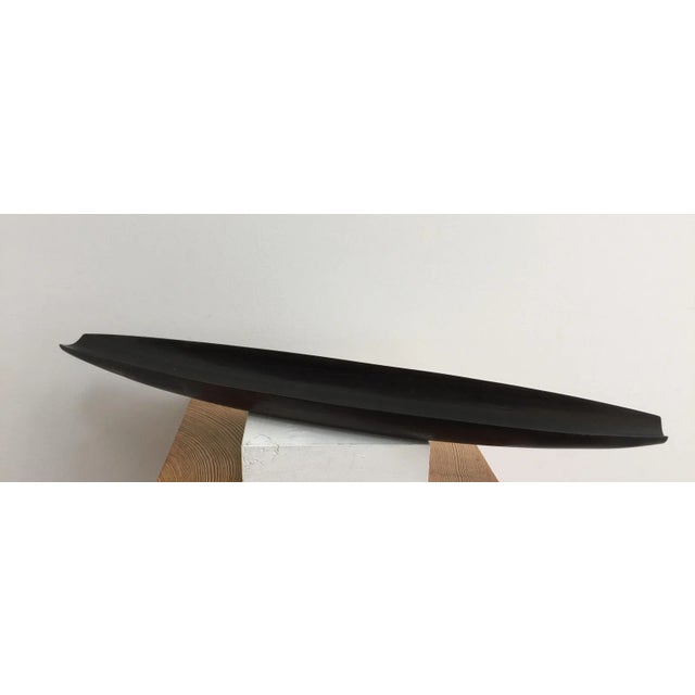 Brown Modernist Brazilian Rosewood Tray For Sale - Image 8 of 8