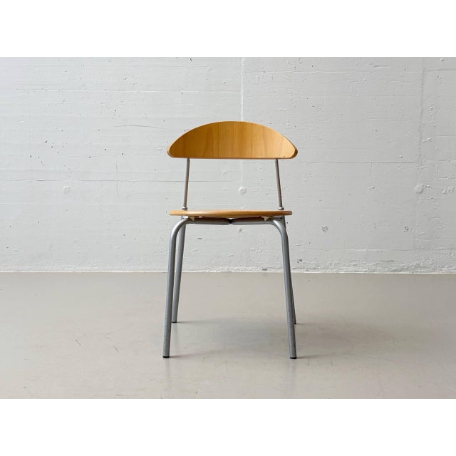 Stackable Round Studio Chair from Bemefa, 1990s For Sale - Image 4 of 18