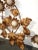 Large 1960's Hollywood Regency Wall Light Gilt Gold Tole Five Arm Sunflower Made Italy For Sale In Los Angeles - Image 6 of 12